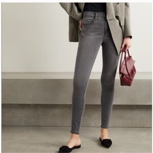 FRAME Charcoal Skinny Jeans